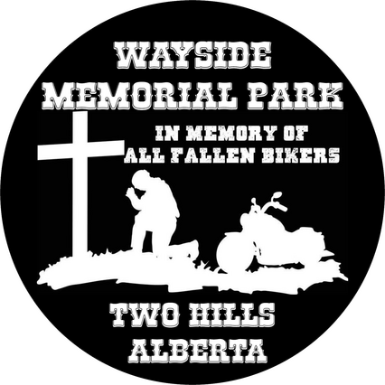 Wayside Memorial Park dedicated to Fallen Riders - Two Hills, Alberta